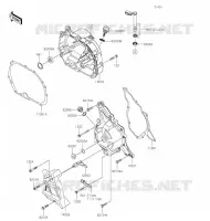 Coperchi motore per Kawasaki Z125 PRO 2020