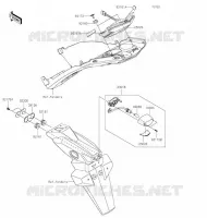 FANALE POSTERIORE(S) per Kawasaki Z125 PRO 2020