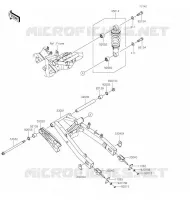FORCELLONE   SOSPENSIONE   AMMORTIZZATORE per Kawasaki Z125 PRO 2020
