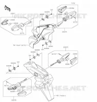 INDICATORI per Kawasaki Z125 PRO 2020
