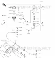 POSTERIORE POMPA per Kawasaki Z125 PRO 2020