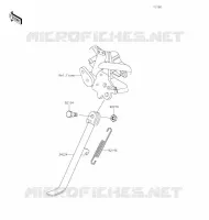 SUPPORTO per Kawasaki Z125 PRO 2020