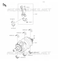 ALBERO MOTORE per Kawasaki VULCAN S ABS CAFE 2020