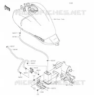 FUEL EVAPORAZIONE SISTEMA(CA) per Kawasaki VULCAN S ABS CAFE 2020