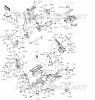 PARTI DEL TELAIO (COUVERTURE) per Kawasaki VULCAN S ABS CAFE 2020