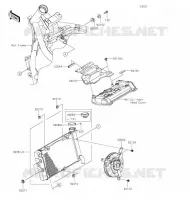 RADIATORE per Kawasaki VULCAN S ABS CAFE 2020