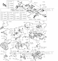 TELAIO MATERIALE ELETTRICO per Kawasaki VULCAN S ABS CAFE 2020