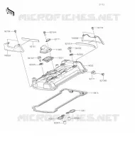 TESTATA COPERTURA per Kawasaki VULCAN S ABS CAFE 2020