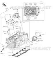 TESTATA per Kawasaki VULCAN S ABS CAFE 2020
