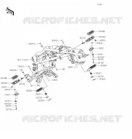 POGGIAPIEDI per Kawasaki VERSYS-X 300 2020