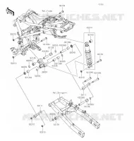 SOSPENSIONI   AMMORTIZZATORE per Kawasaki VERSYS-X 300 2020