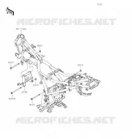 SUPPORTO DEL MOTORE per Kawasaki VERSYS-X 300 2020