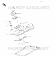 TESTATA COPERTURA per Kawasaki VERSYS-X 300 2020