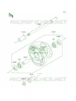 Front Wheel per Kawasaki Vulcan 900 Classic 2007