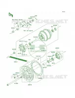 Rear WheelChain per Kawasaki Vulcan 900 Classic 2007