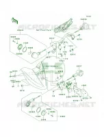 Turn SignalsJKAVN2B1 7A016370  per Kawasaki Vulcan 900 Classic 2007