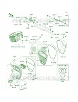 Air Cleaner per Kawasaki Vulcan 900 Custom 2007