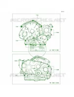 Crankcase Bolt Pattern per Kawasaki Vulcan 900 Custom 2007