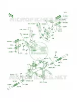 Footrests per Kawasaki Vulcan 900 Custom 2007