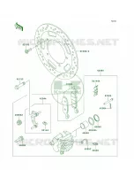 Front Brake per Kawasaki Vulcan 900 Custom 2007