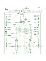 Front Fork per Kawasaki Vulcan 900 Custom 2007