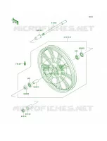 Front Wheel per Kawasaki Vulcan 900 Custom 2007