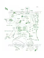 Ignition SwitchLocksReflectors per Kawasaki Vulcan 900 Custom 2007