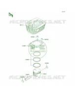 CylinderPistons per Kawasaki Eliminator 125 2006