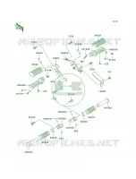 Footrests per Kawasaki Eliminator 125 2006