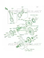Crankshaft per Kawasaki Vulcan 1600 Mean Streak 2006
