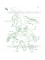 Fenders per Kawasaki Vulcan 1600 Mean Streak 2006