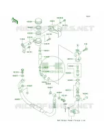 Rear Master Cylinder per Kawasaki Vulcan 1600 Mean Streak 2006