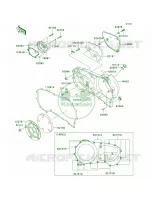 Right Engine Covers per Kawasaki Vulcan 1600 Mean Streak 2006