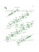 Transmission per Kawasaki Vulcan 1600 Mean Streak 2006