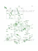 Crankshaft per Kawasaki Vulcan 2000 2006