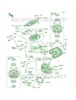 Cylinder Head per Kawasaki Vulcan 2000 2006