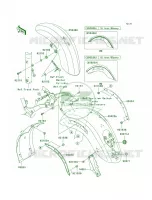 Fenders per Kawasaki Vulcan 2000 2006
