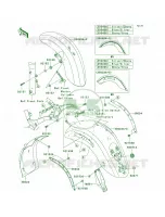 Fenders per Kawasaki Vulcan 2000 2006
