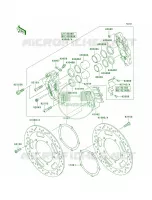 Front Brake per Kawasaki Vulcan 2000 2006