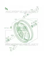 Front Hub per Kawasaki Vulcan 2000 2006