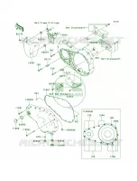 Left Engine Covers per Kawasaki Vulcan 2000 2006