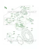Rear Brake per Kawasaki Vulcan 2000 2006