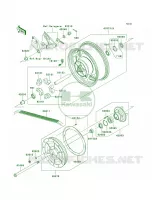Rear WheelChain per Kawasaki Vulcan 2000 2006