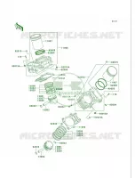 CylinderPistons per Kawasaki Vulcan 750 2006