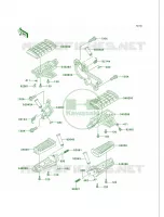 Footrests per Kawasaki Vulcan 750 2006