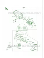 Taillights per Kawasaki Vulcan 750 2006