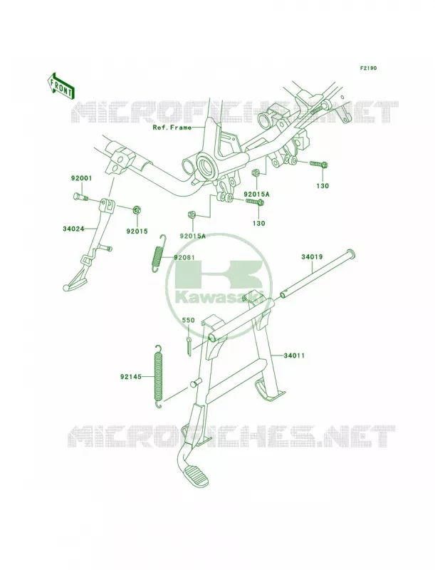 Stands Kawasaki MOTOS 750 2006 Vulcan 750  VN750A6F