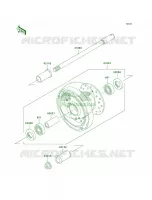 Front Wheel per Kawasaki Vulcan 900 Classic 2006