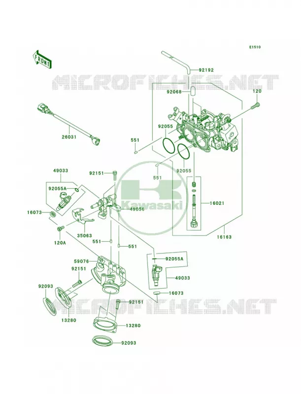 ThrottleB6FB7F Kawasaki MOTOS 900 2006 Vulcan 900 Classic  VN900B6F
