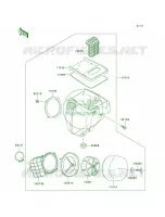 Air Cleaner per Kawasaki KDX200 2005
